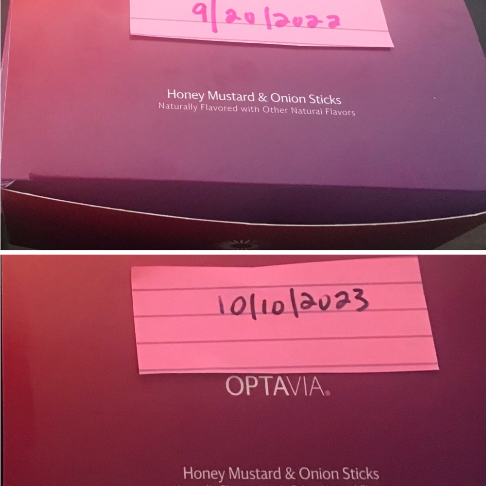 Optavia 2 Boxes of Honey Mustard & Onion Sticks (14 individual bags)